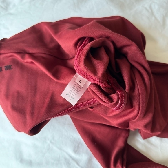 ALIX NYC Oliver Bodysuit in Crimson - Picture 12 of 13